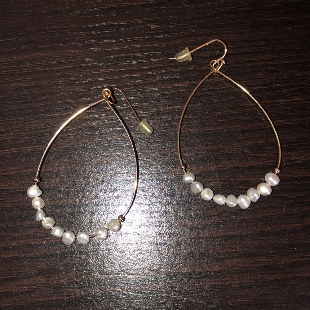 Pearl Dangle Earrings
